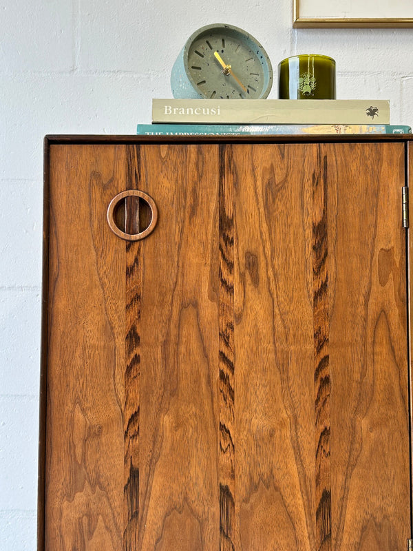 Mid century walnut and rosewood credenza by Stanley