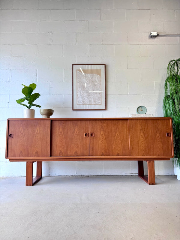 Danish Modern Teak SIdeboard/Credenza by Dyrlund
