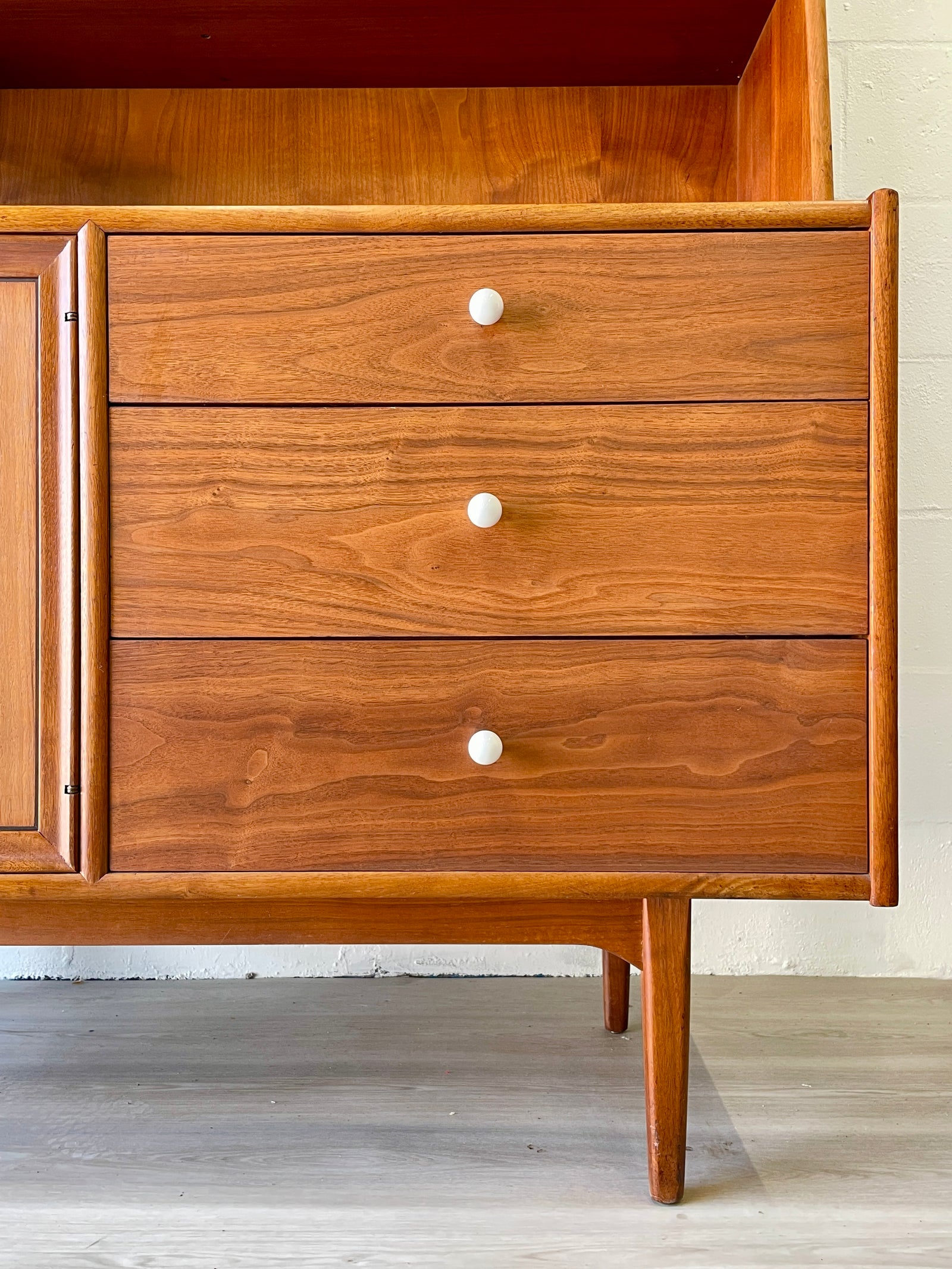 Drexel 'Declaration' walnut china hutch – Warehaus Orlando