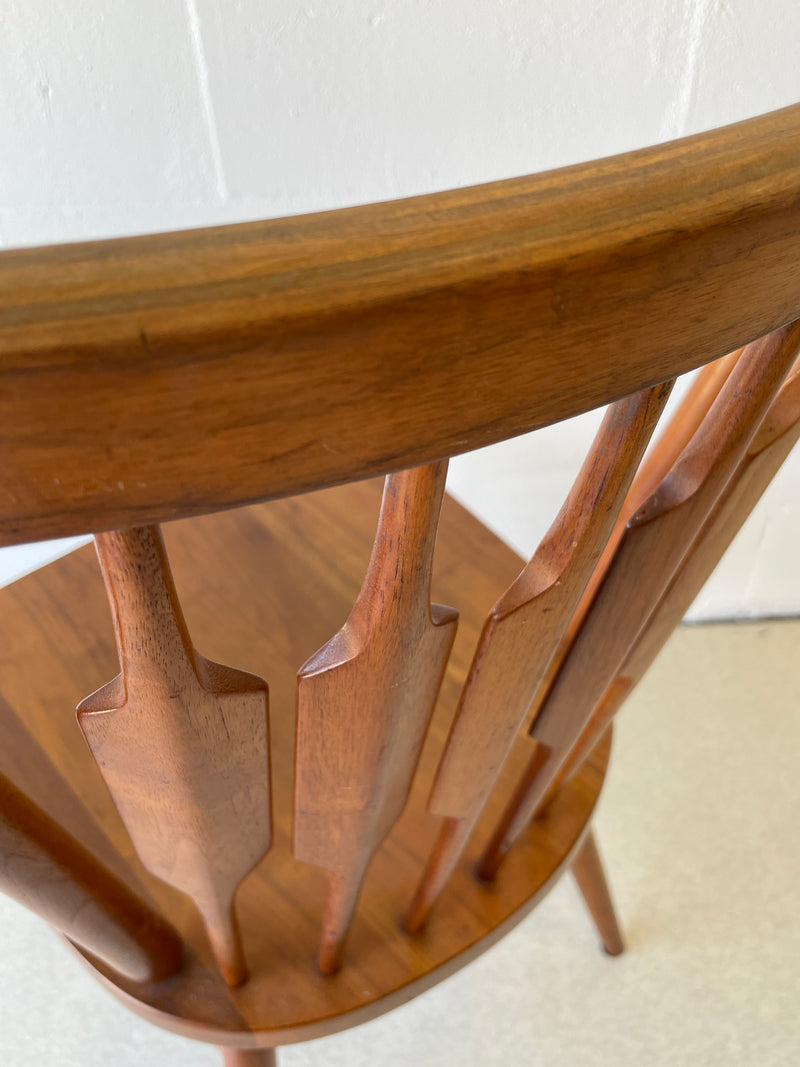 Drexel ‘Declaration’ walnut dining chairs - set of 4