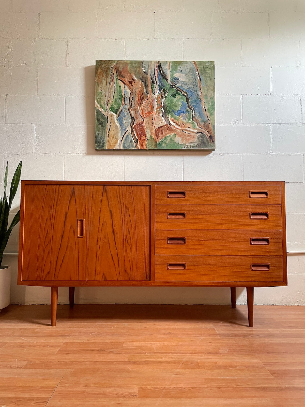 Danish Teak Credenza by Poul Hundevad – Warehaus Orlando
