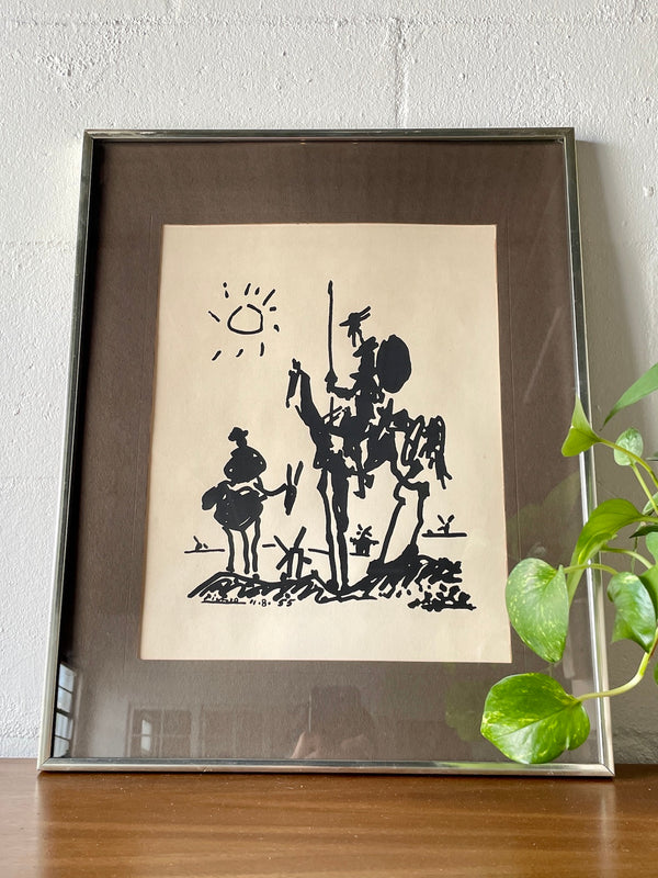 Picasso Don Xiote Framed Print