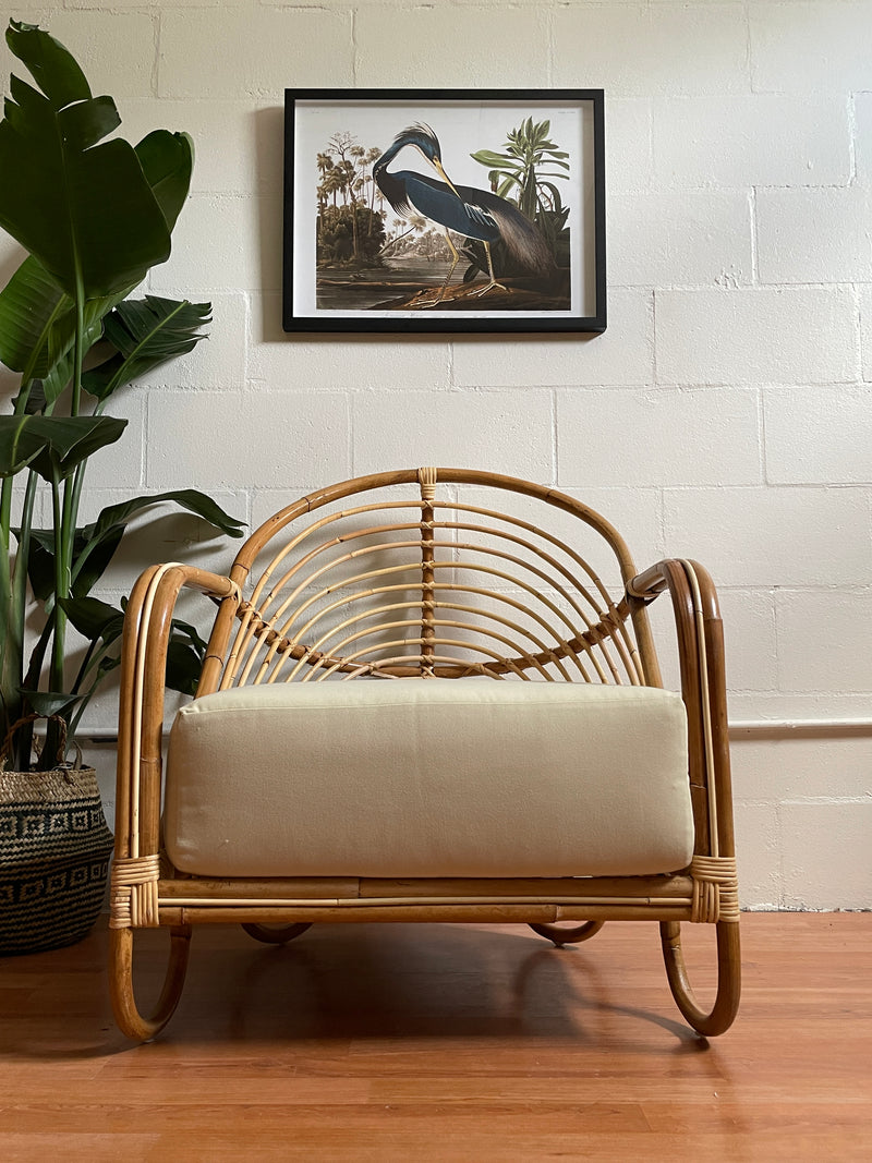 Modern Rattan Lounge Chair