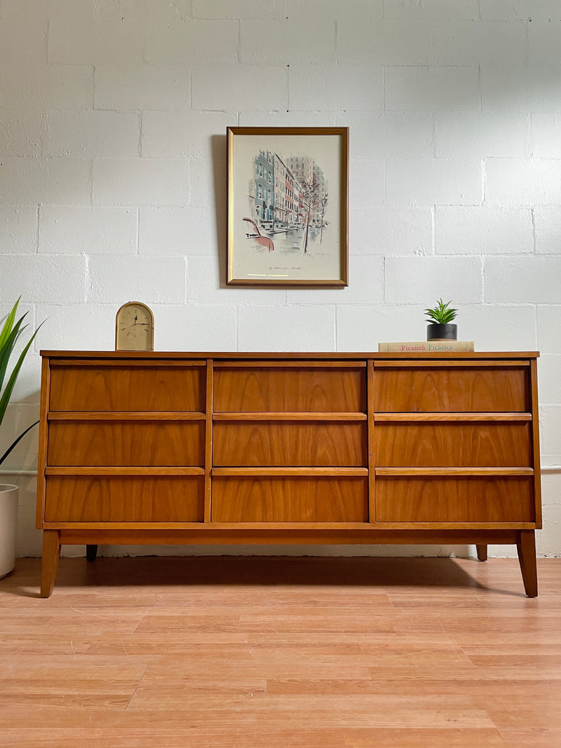 Mid Century Triple Dresser by Dixie – Warehaus Orlando