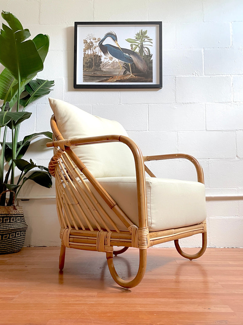 Modern Rattan Lounge Chair
