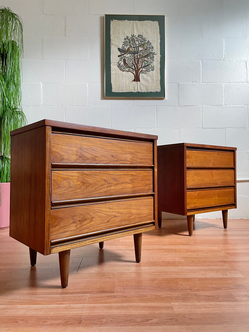 Mid Century Nightstands by Dixie (Pair)