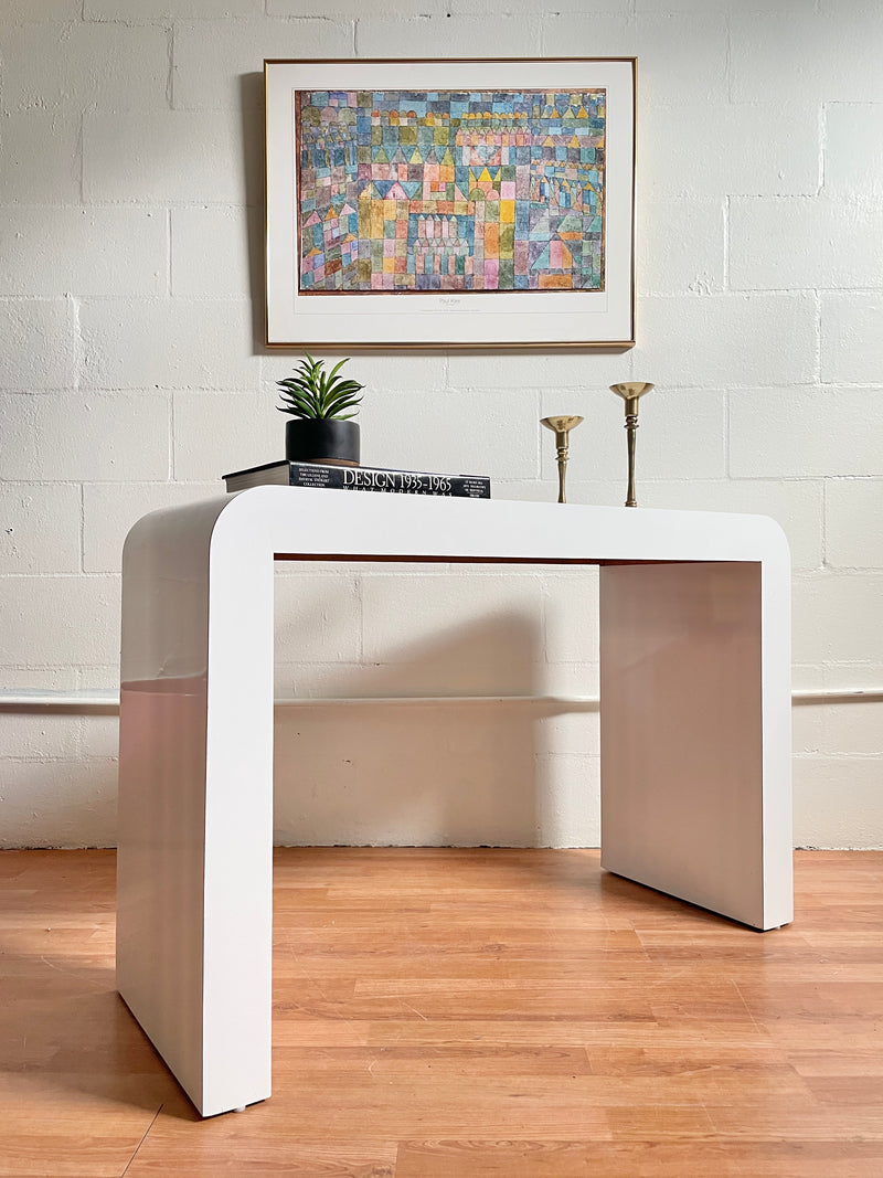 Postmodern Waterfall Console Table