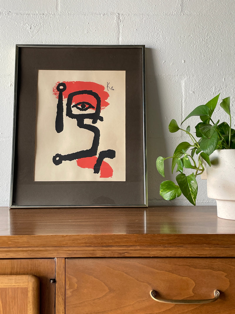 Vintage Paul Klee ‘The Drummer’ print