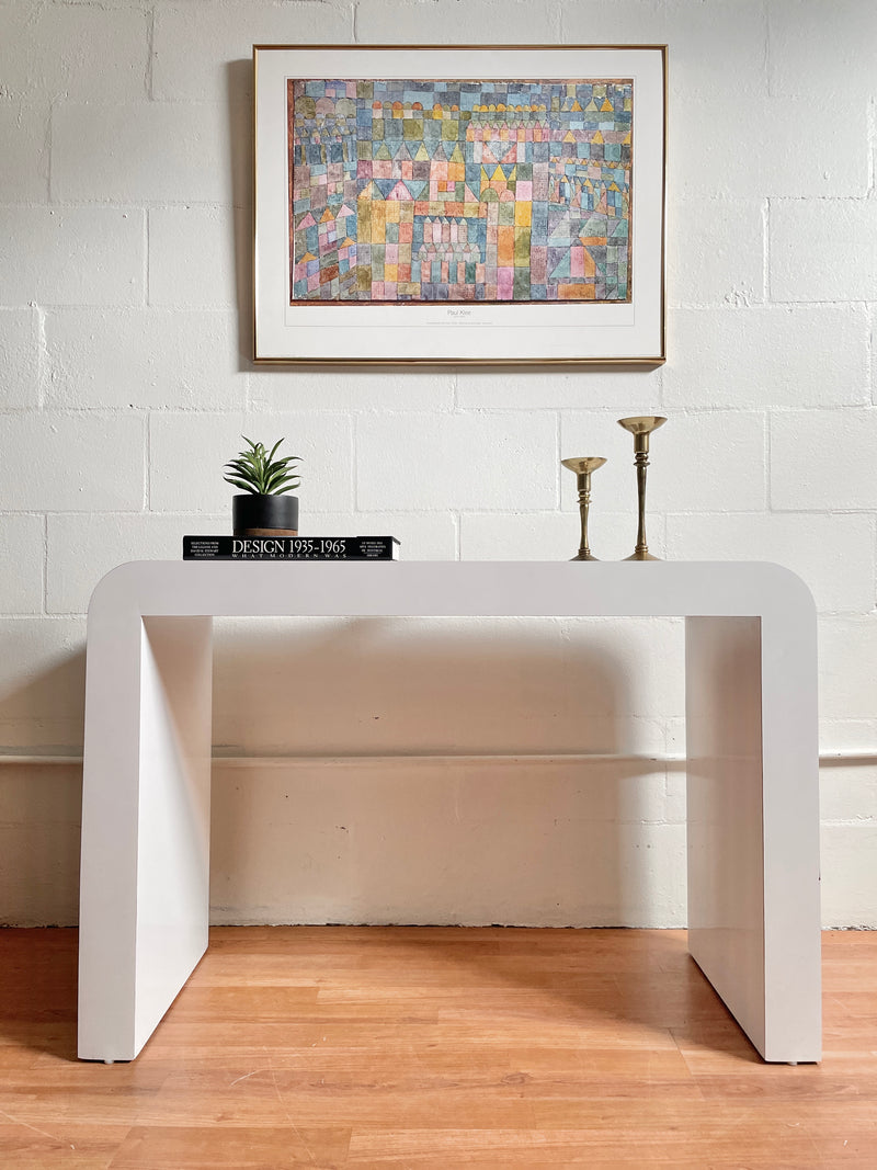 Postmodern Waterfall Console Table